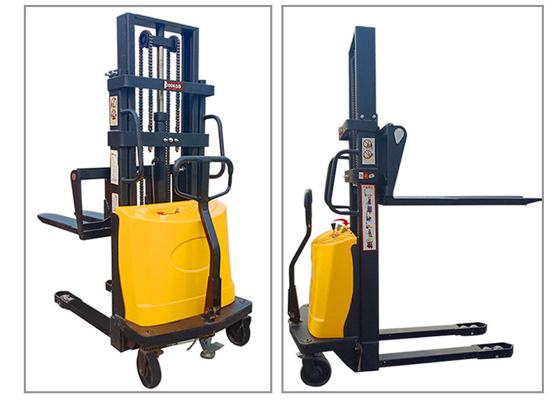 半電動(dòng)托盤(pán)堆高車(chē)2