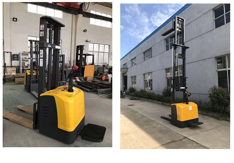 站架式電動堆高車3