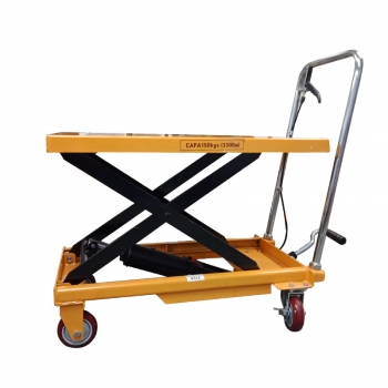 1000KG移動式單剪叉液壓升降平臺PT1000B