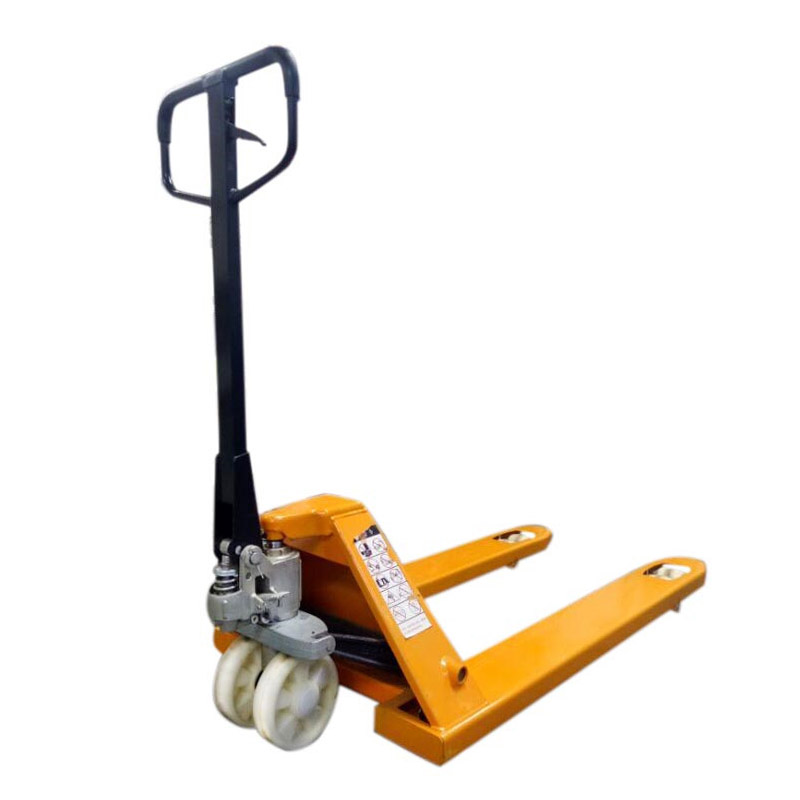 倉儲叉車廠家定制手動托盤搬運車使用基本步驟 倉儲叉車廠家定制手動托盤搬運車使用基本步驟