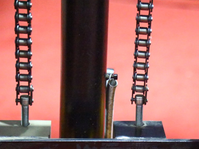 手動液壓堆高車鏈條牢固